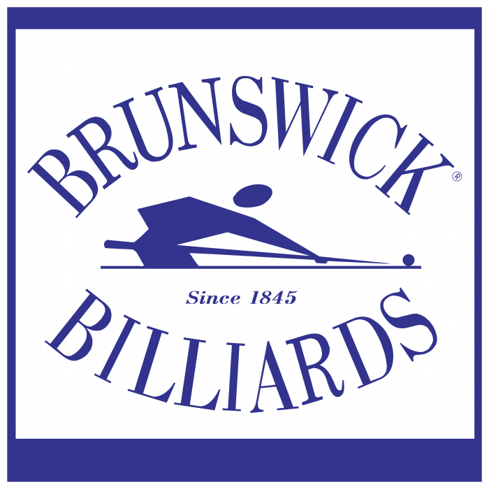 Brunswick Billiards logo violet