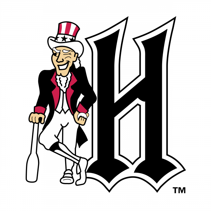 Harrisburg Senators logo black