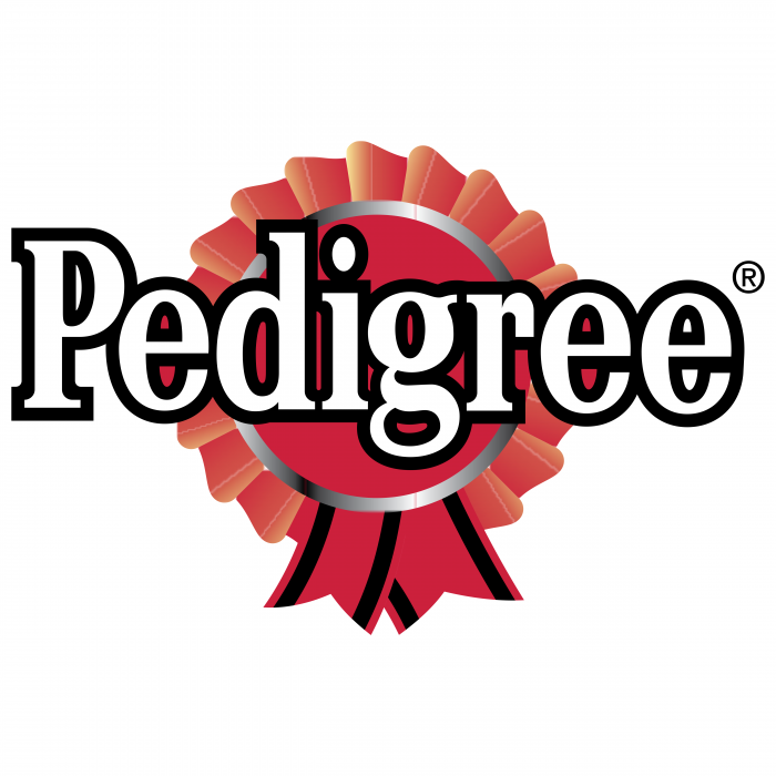 Pedigree logo red
