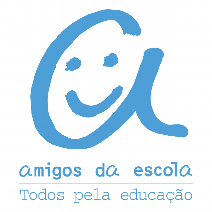 Amigos da Escola logo blue