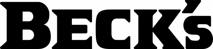 BECK's logo balck