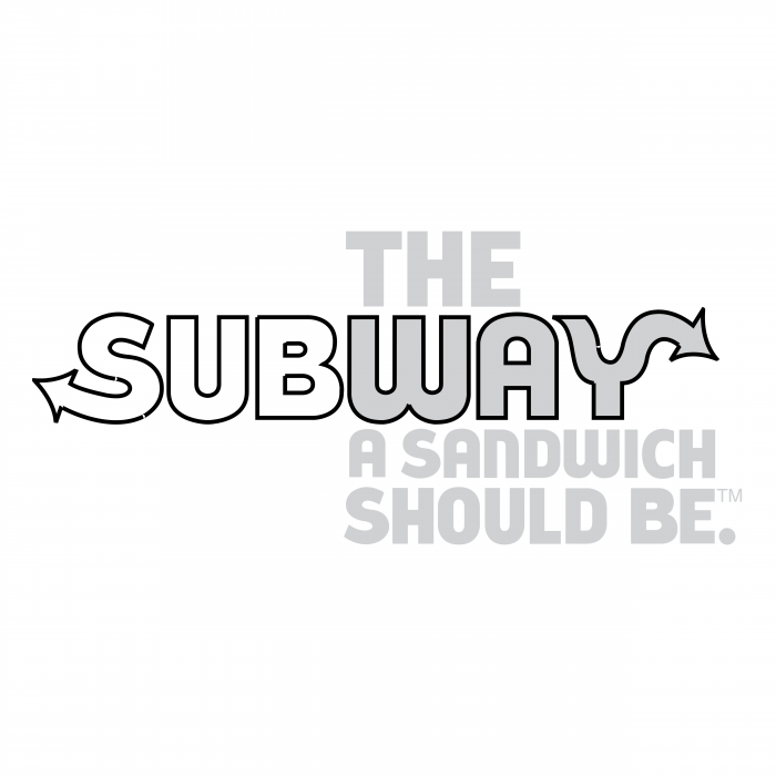 Subway logo grey