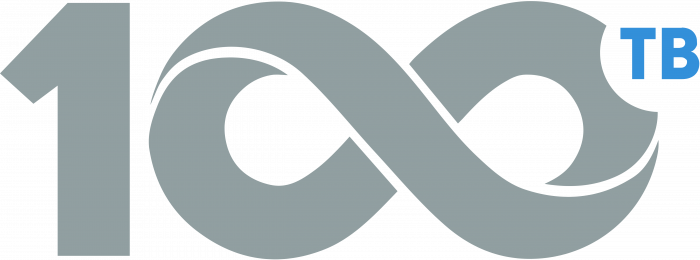 100TB logo grey
