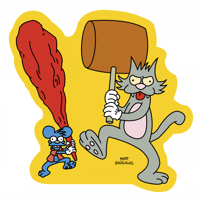 The Simpson logo kat