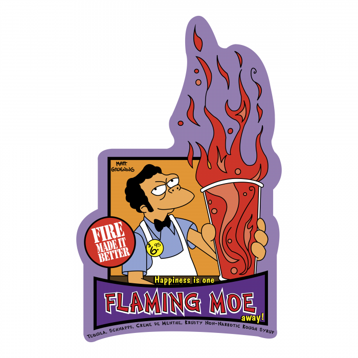 The Simpson logo moe