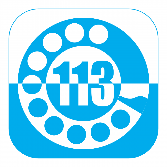 113 Polizia Italiana logo phone