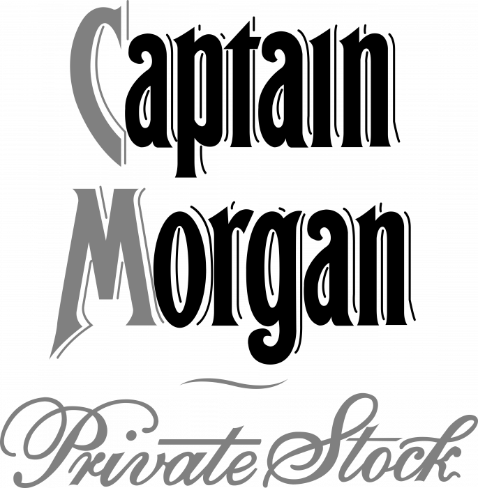 Capt Morgan logo grey