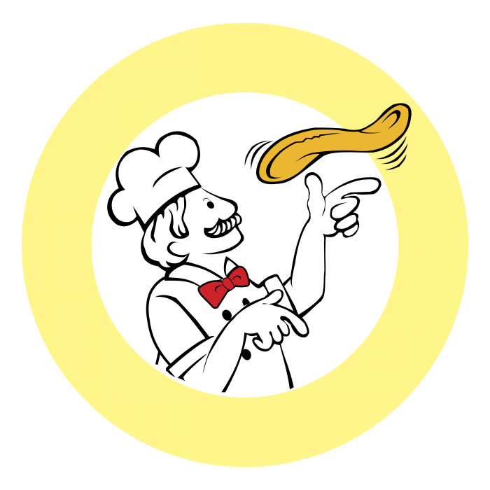 Mr. Pizza logo color