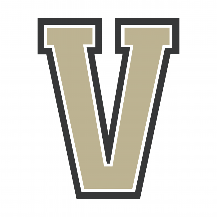 Vvanderbilt Commodores logo grey