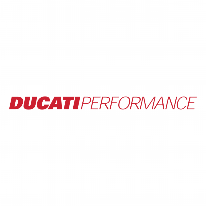 Ducati perfomance logo red