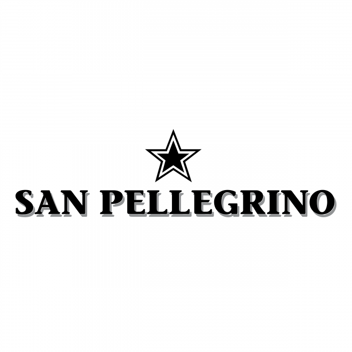 Sanpellegrino logo black