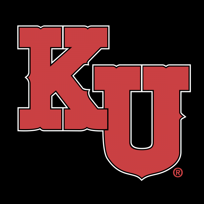 Kansas Jayhawks logo cube