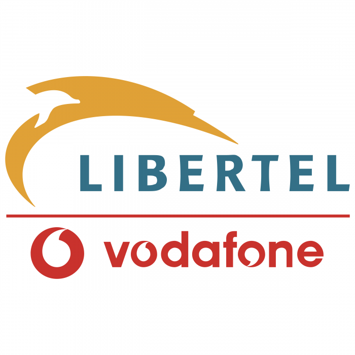 Libertel logo vodafon
