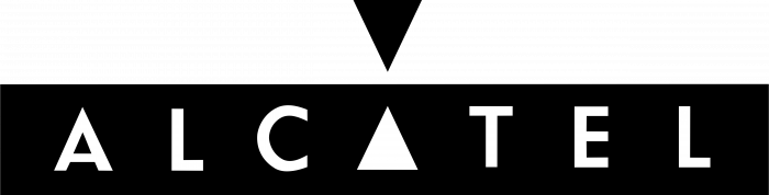 Alcatel logo white