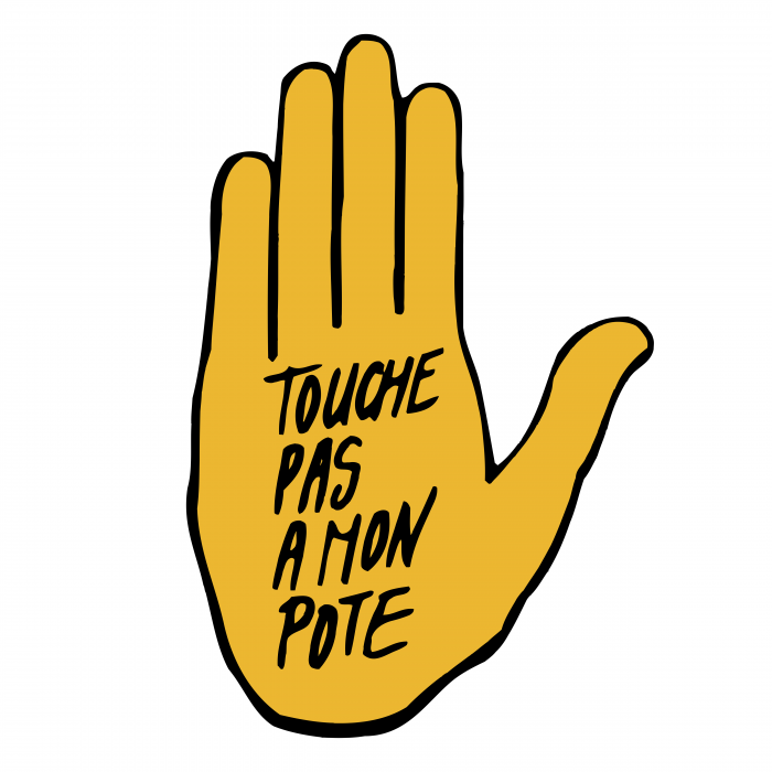Touche Pas A Mon Pote logo pink