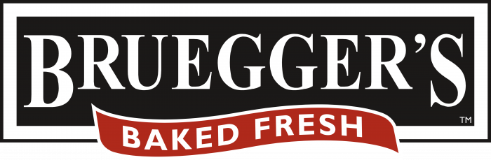 Bruegger's Enterprises Logo black background