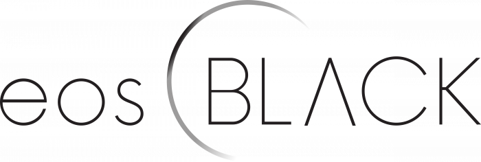 eosBLACK Logo White