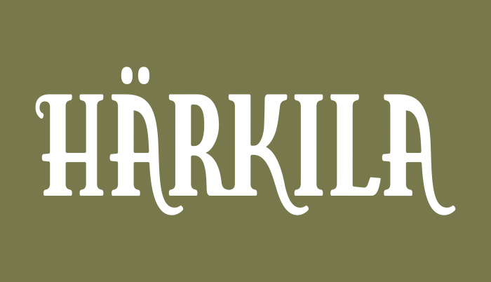 Härkila Logo white text