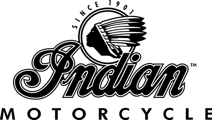 Indian Motor Cycles Logo black