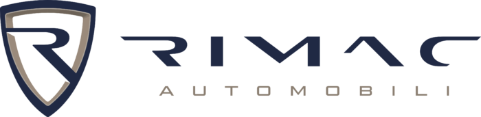 Rimac Automobili Logo horizontally color light