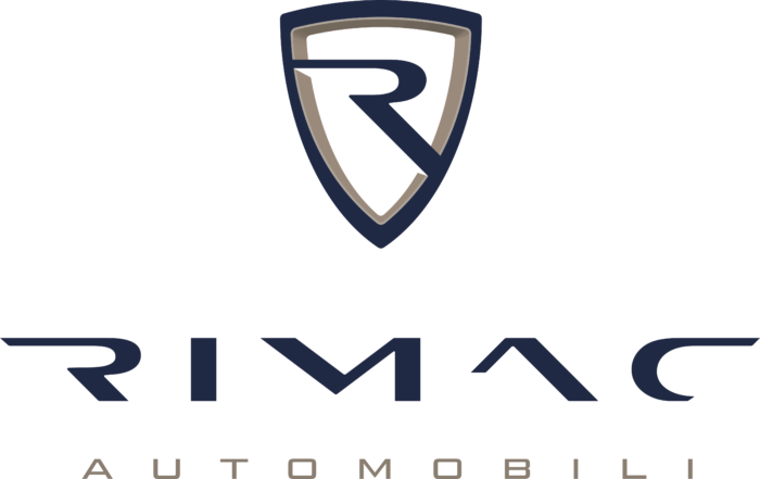 Rimac Automobili Logo vertically color light