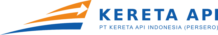 Kereta Api Logo horizontally