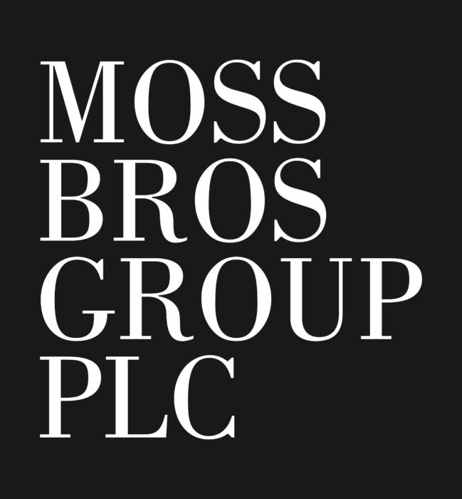 Moss Bros Logo black backround