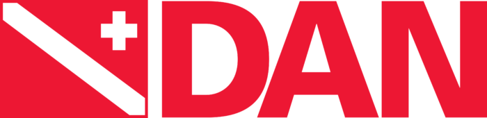 Divers Alert Network Logo red text