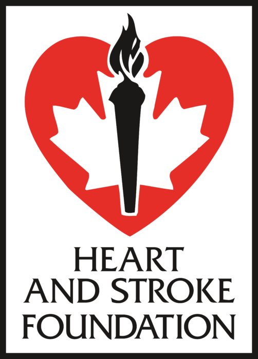 Heart And Stroke Foundation Logo old vertically