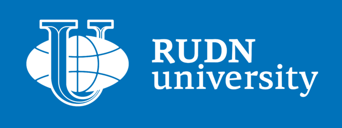 Peoples' Friendship University of Russia Logo blue