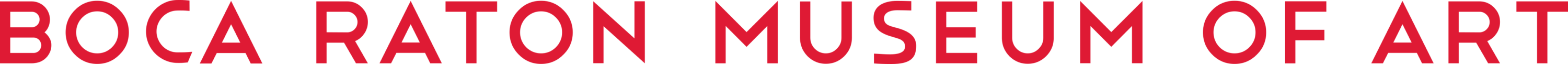 Boca Raton Museum of Art Logo horizontally