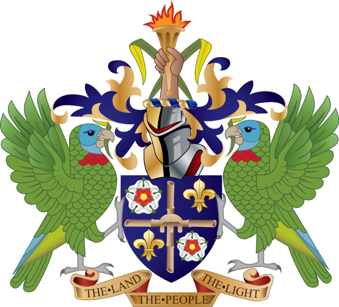 Coat of arms of Saint Lucia