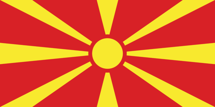 Flag of North Macedonia