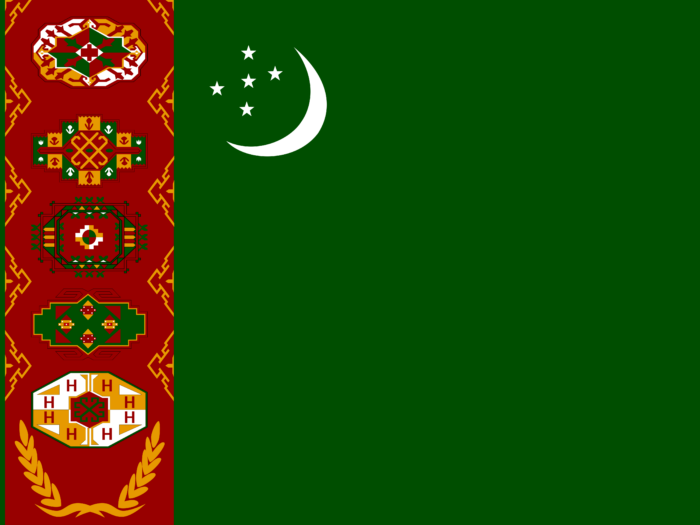 Flag of Turkmenistan