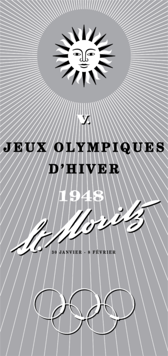 St. Moritz 1948 Winter Olympics Logo