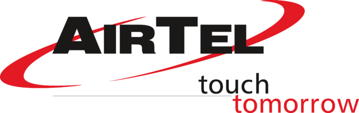 Bharti Airtel Logo old black text
