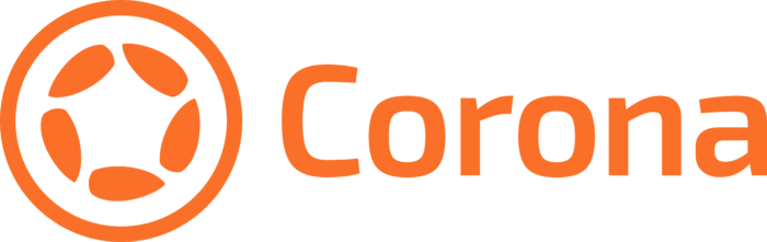 Corona SDK Logo horizontally