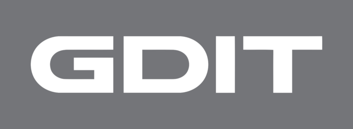 General Dynamics Information Technology Logo white text
