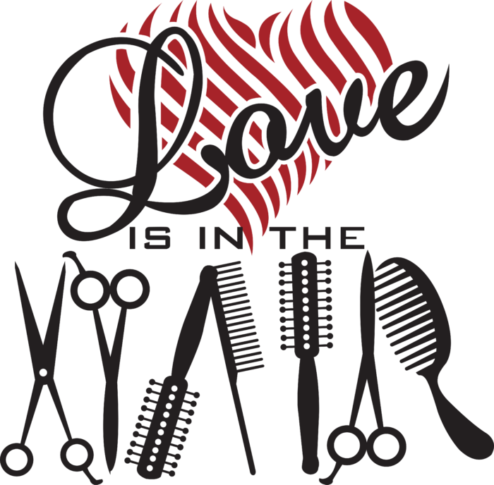 Love is in the Hair Logo