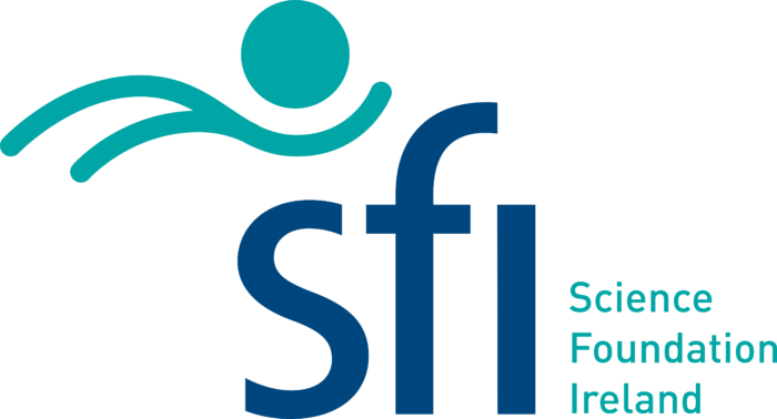 Science Foundation Ireland Logo blue text