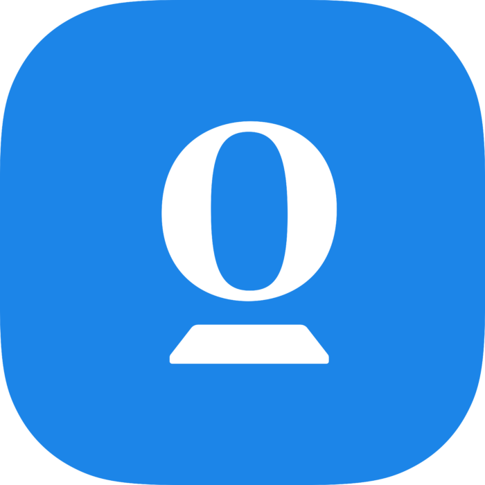 Opendoor Logo blue background