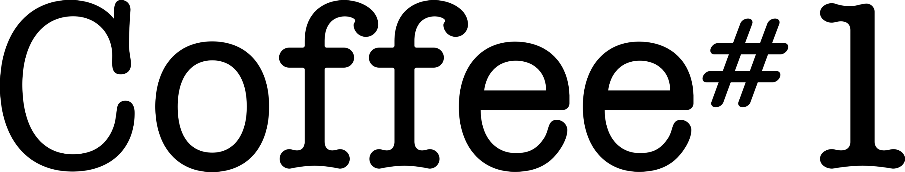 Coffee #1 Logo