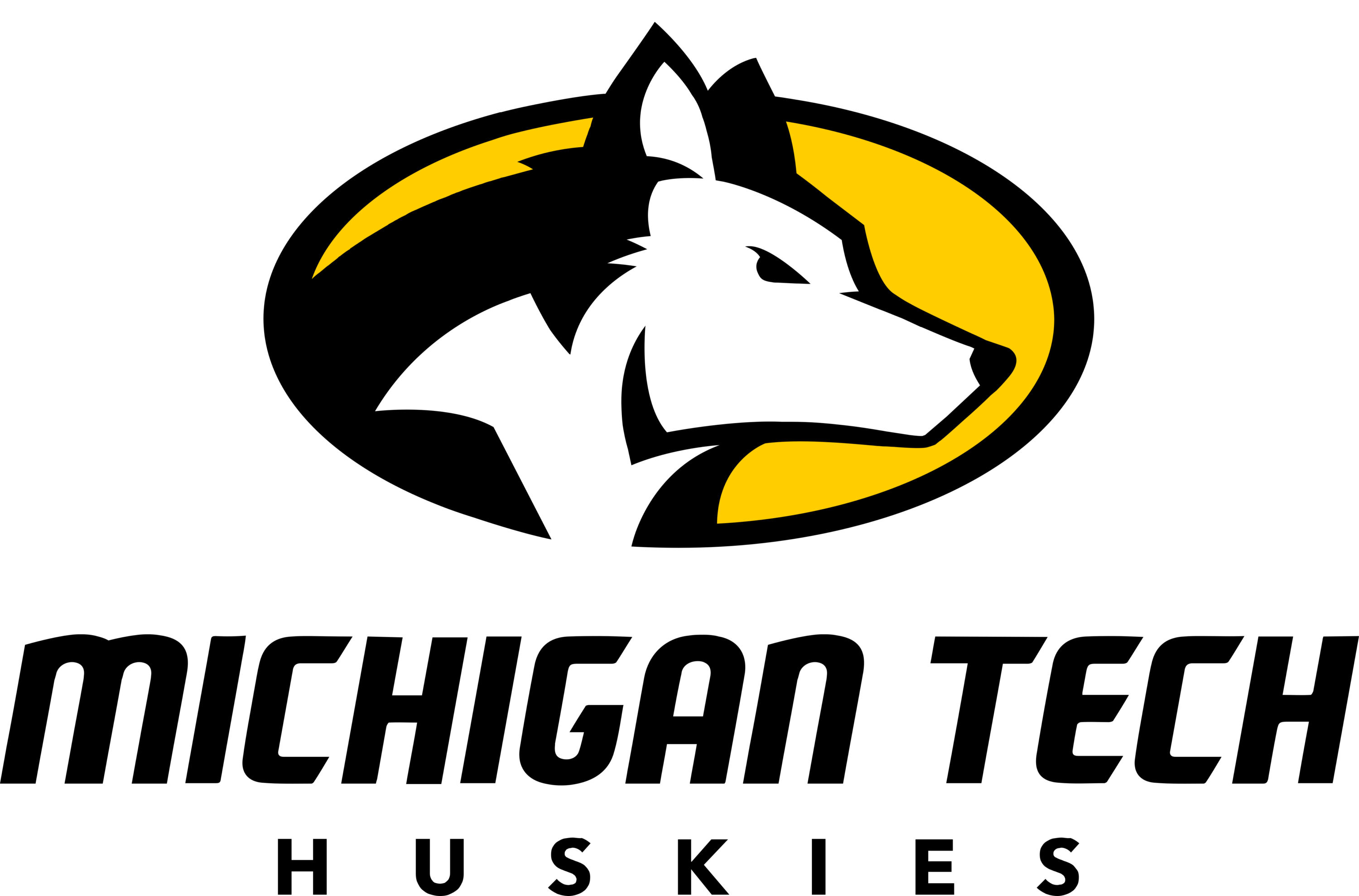 Michigan Tech Huskies Logo