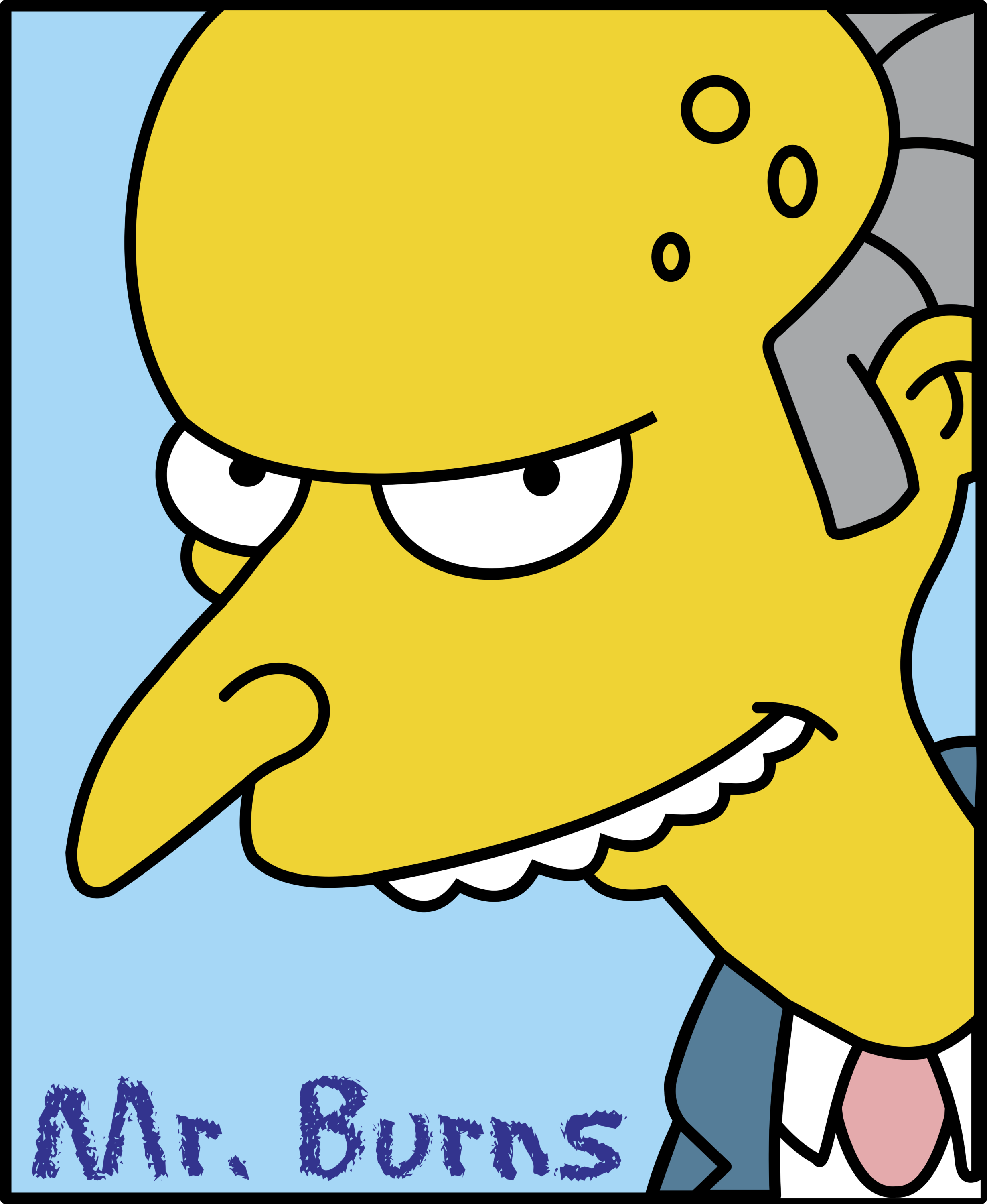 Mr.Burns (Simpsons) Logo