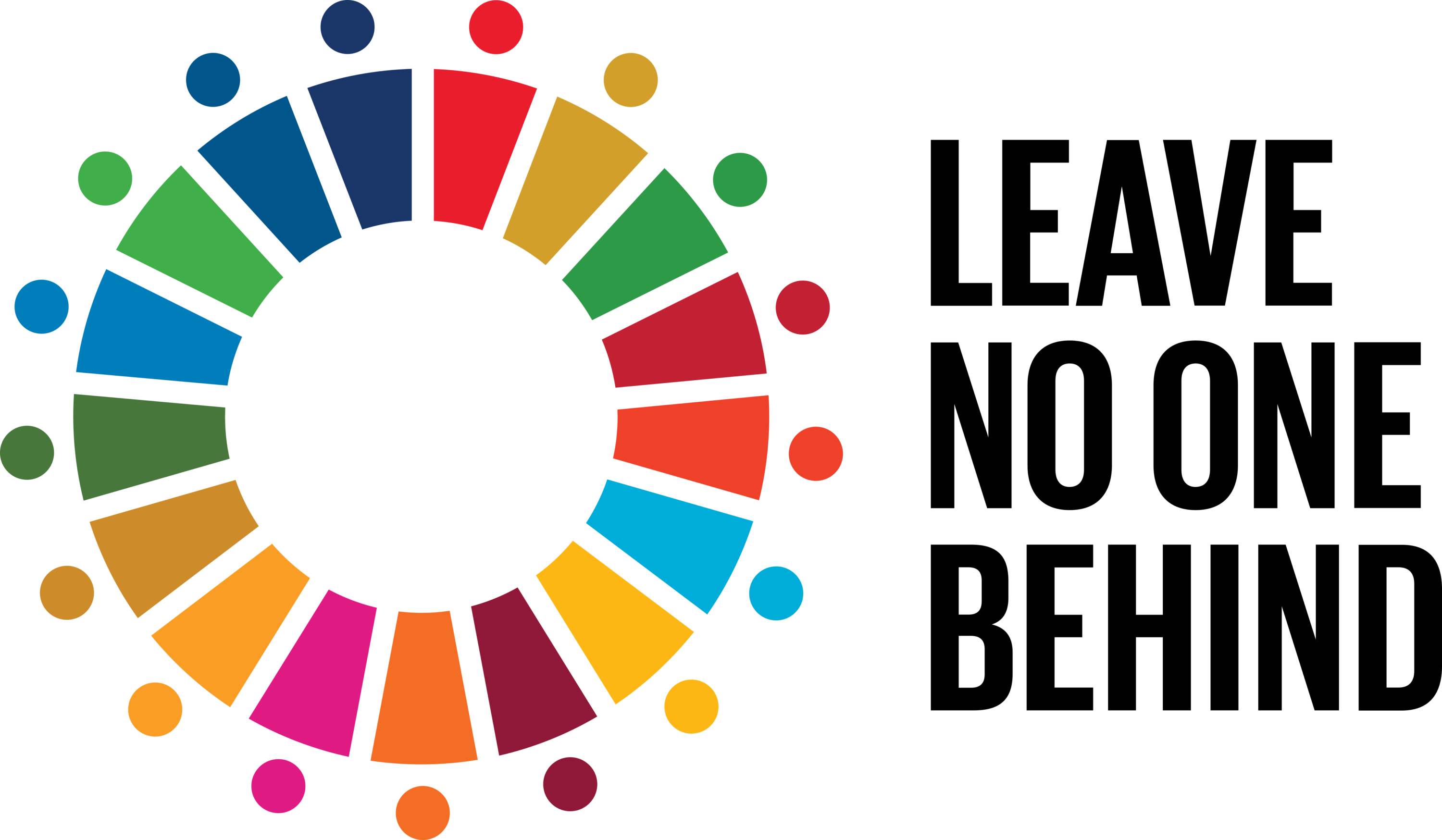 The Global Goals Leave No One Behind Logo