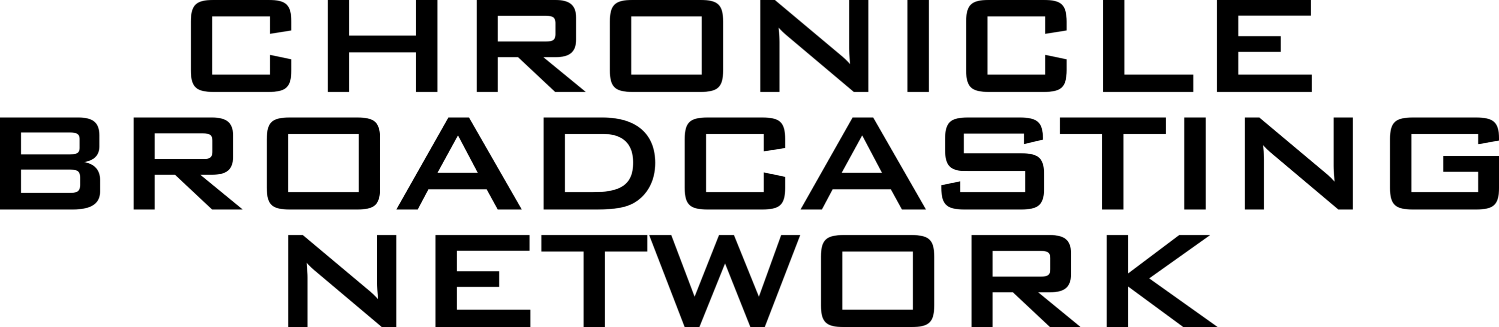 Alto Broadcasting System Chronicle Broadcasting Network (ABS CBN) wordmark Logo 1956