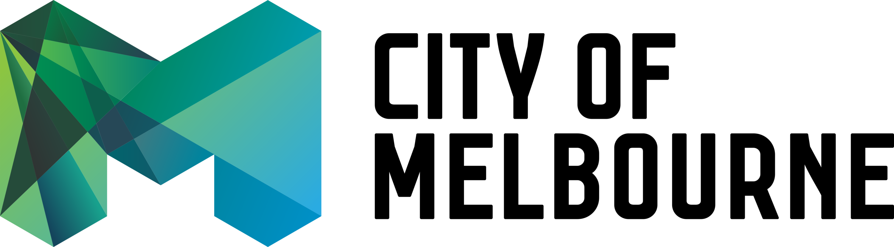 City of Melbourne Logo 2010 horizontally