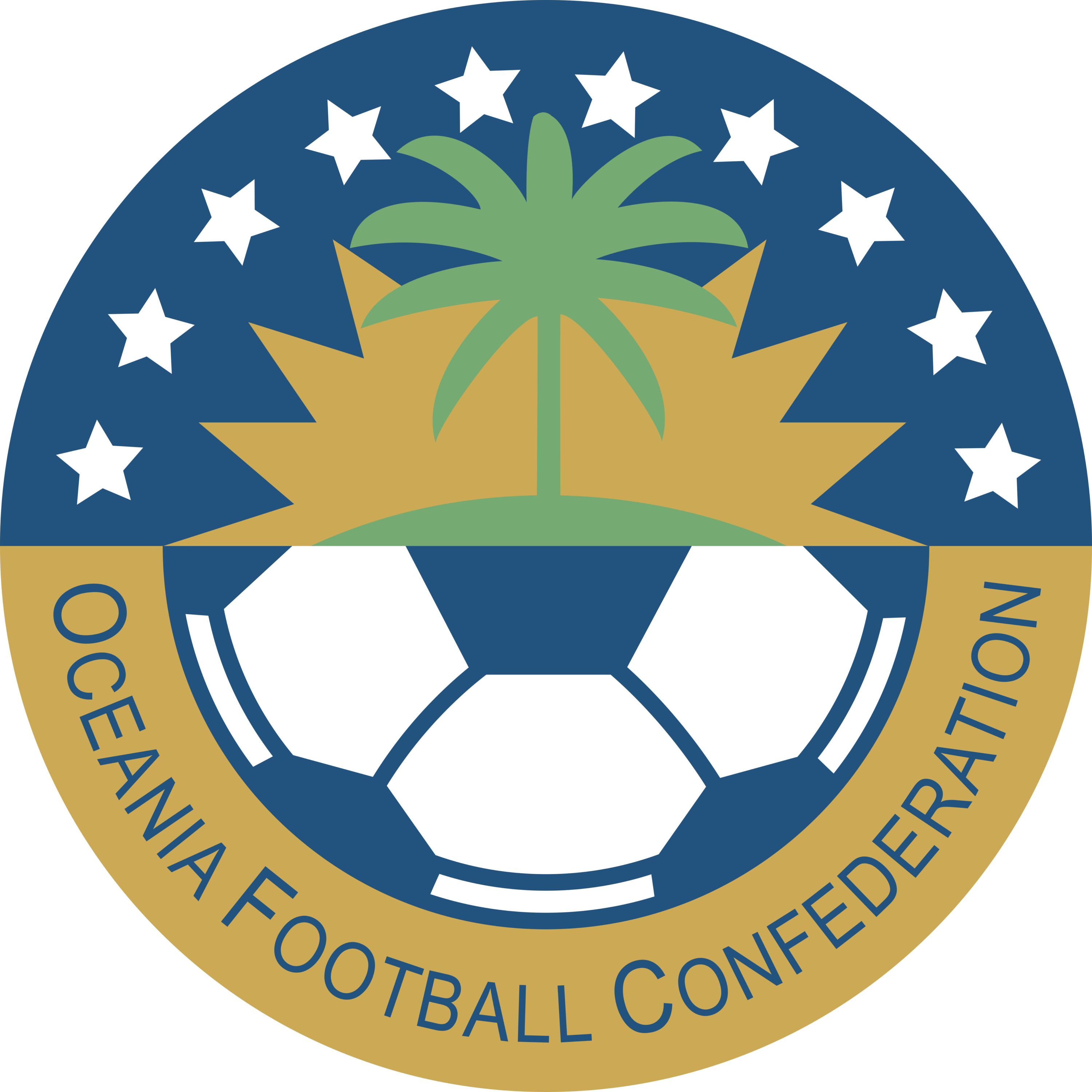 Oceania Football Confederation Logo 1996