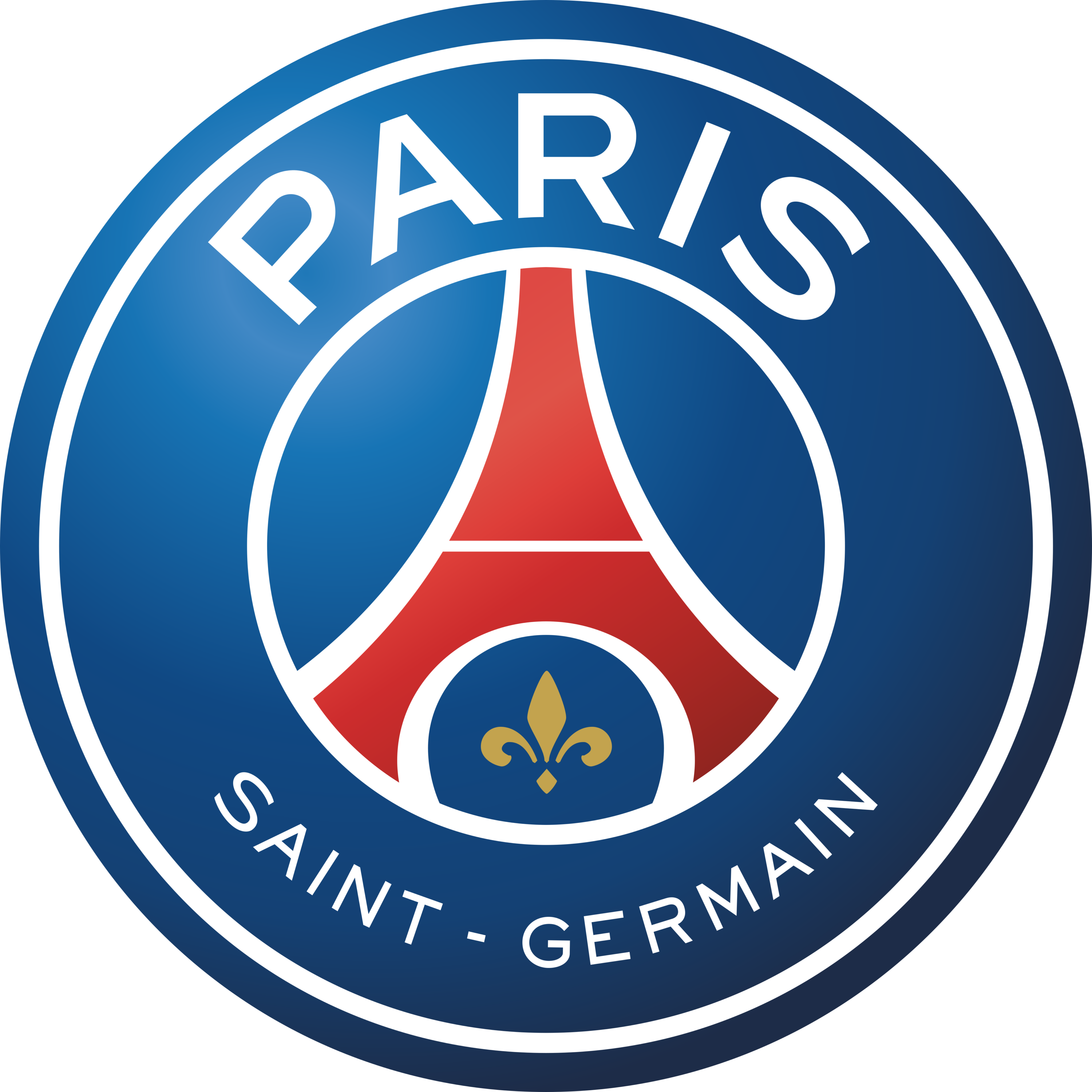 Paris Saint Germain FC 3D Logo 2013