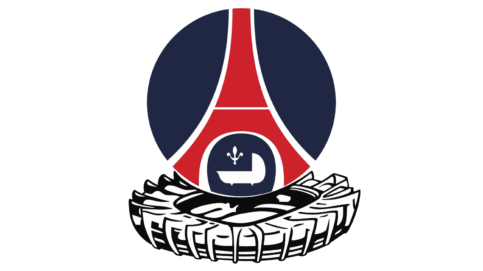 Paris Saint Germain FC Logo 1982